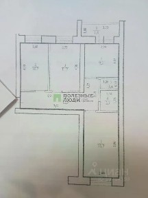 Продается 3-комн. квартира, 64,9 м²