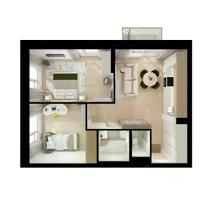 Продается 2-комн. квартира, 55,1 м²