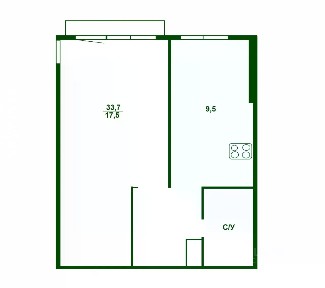 Продается 1-комн. квартира, 33,7 м²