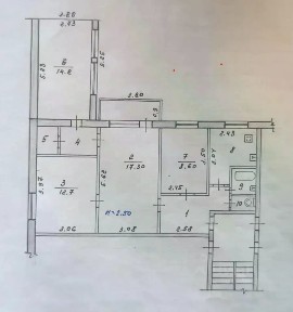 Продается 4-комн. квартира, 72,4 м²