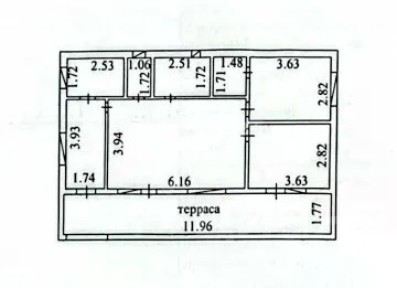 Продается 1-этажный дом, 85,8 м²