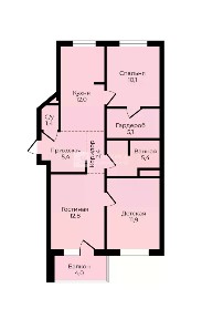 Продается 3-комн. квартира, 66,7 м²