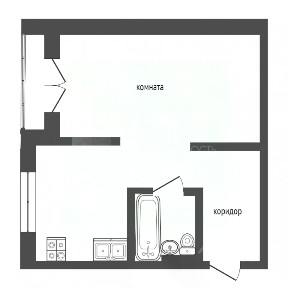 Продается студия, 41,1 м²