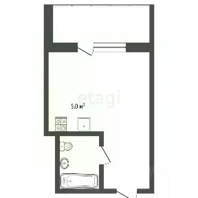 Продается студия, 22,8 м²