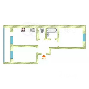 Продается 2-комн. квартира, 55,7 м²