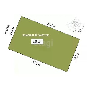 Продается участок, 8 сот.