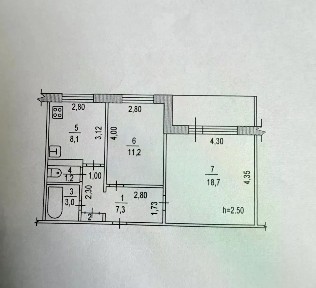 Продается 2-комн. квартира, 49,9 м²