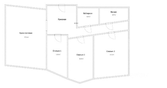 Продается 1-этажный дом, 131 м²