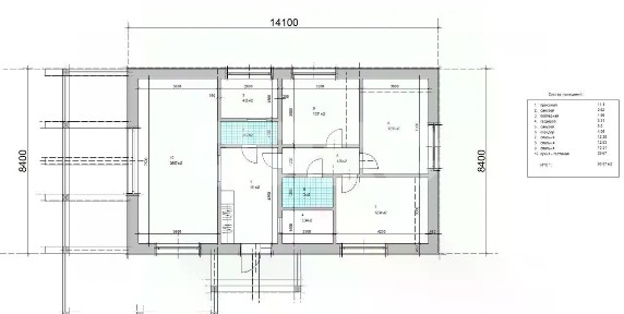 Продается 1-этажный дом, 116 м²