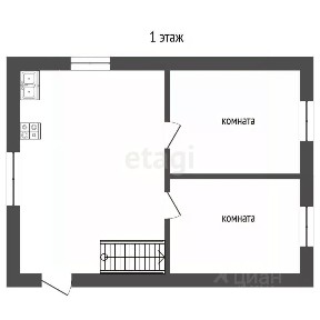 Продается 2-этажный дом, 75 м²