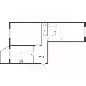 Продается 2-комн. квартира, 54 м²