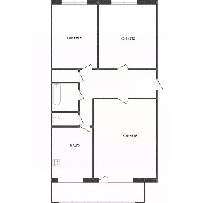 Продается 3-комн. квартира, 61 м²