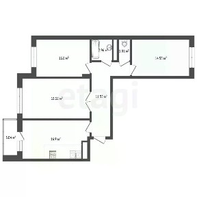 Продается 3-комн. квартира, 80,8 м²