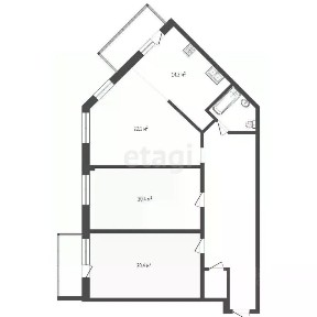 Продается 2-комн. квартира, 103 м²