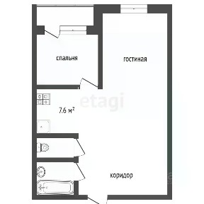 Продается 2-комн. квартира, 53 м²