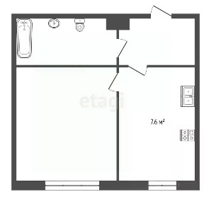 Продается 1-комн. квартира, 34,9 м²