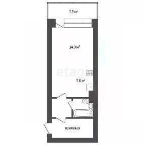 Продается студия, 28,7 м²