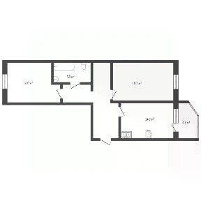 Продается 2-комн. квартира, 67 м²