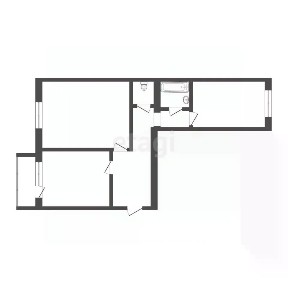 Продается 2-комн. квартира, 52,8 м²