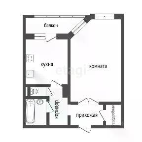 Продается 1-комн. квартира, 40,4 м²