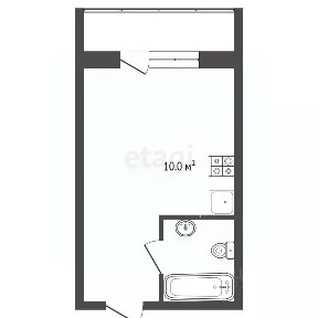 Продается студия, 25 м²