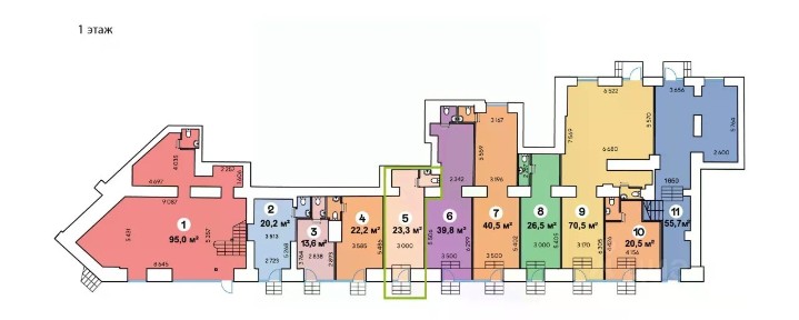 Продается торговая площадь, 23,3 м²