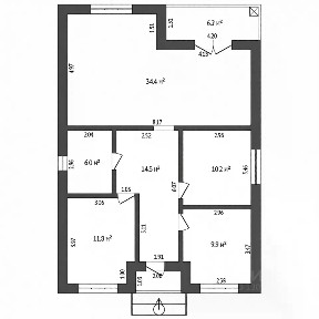 Продается 1-этажный дом, 100 м²