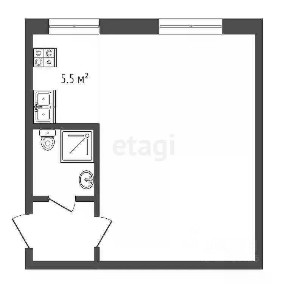 Продается 1-комн. квартира, 28,4 м²