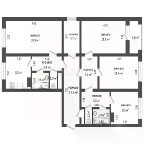Продается 4-комн. квартира, 106,1 м²