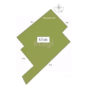 Продается участок, 6,5 сот.