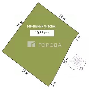 Продается участок, 10,88 сот.