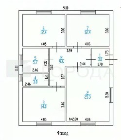 Продается 1-этажный дом, 81,6 м²