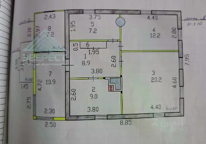 Продается 1-этажный дом, 78 м²