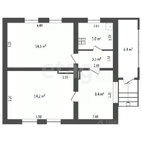 Продается 1-этажный дом, 51,8 м²