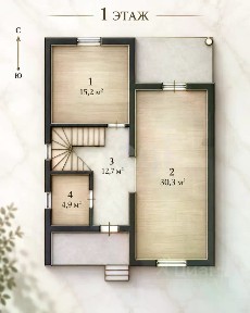 Продается 2-этажный дом, 137,3 м²