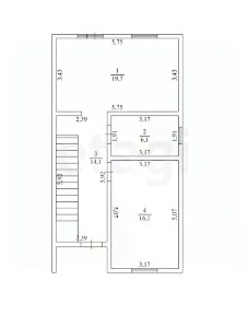 Продается 2-этажный дом, 120,6 м²