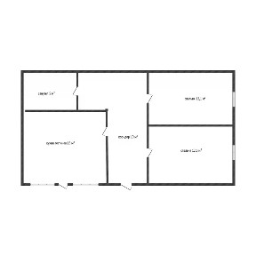 Продается 1/4 часть дома, 56 м²