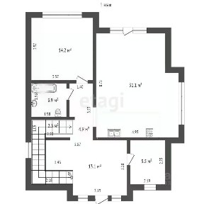 Продается 2-этажный дом, 169,3 м²