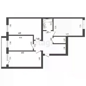 Продается 3-комн. квартира, 92,2 м²