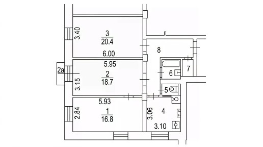 Продается 40 квартиры, 80,3/55,9/9 м²
