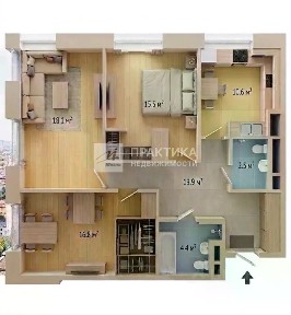 Продается 3-комн. квартира, 81,8 м²