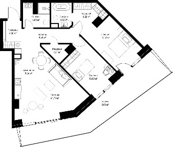Продается 2-комн. квартира, 92,5 м²