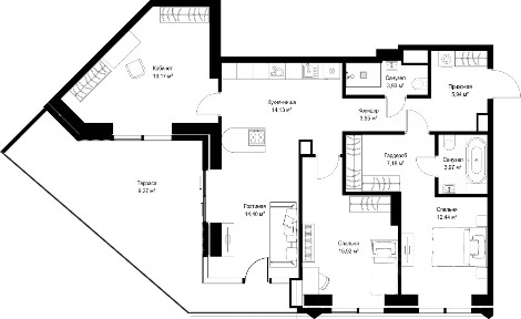 Продается 3-комн. квартира, 110,3 м²