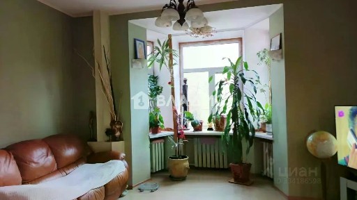 Продается квартира свободной планировки, 59 м²