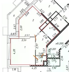 Продается 1-комн. квартира, 43,1 м²