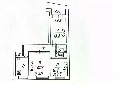 Продается 3-комн. квартира, 61,4 м²