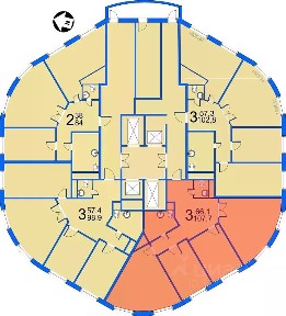Продается 3-комн. квартира, 107,2 м²