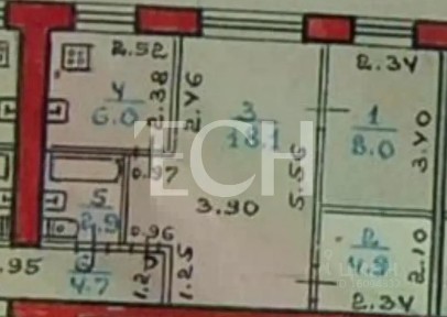 Продается 2-комн. квартира, 42 м²