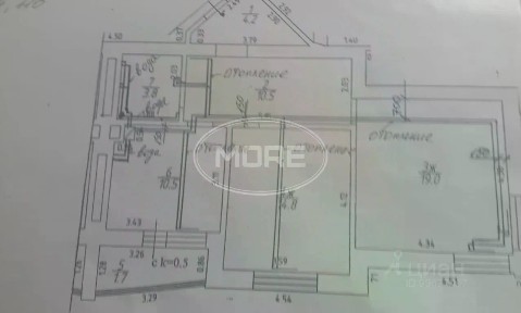 Продается 2-комн. квартира, 63,2 м²
