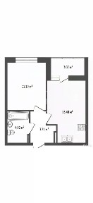 Продается 1-комн. квартира, 33,94 м²